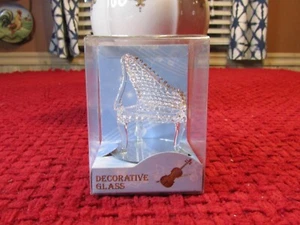 Hand Spun Blown Glass Art Miniature Baby Grand Piano Vintage Decoration - Picture 1 of 6