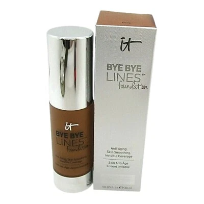 IT cosmetics Bye Bye Lines Foundation Anti-Aging Skin Smoothing ~ Deep ~ 1 oz - Image 1 of 3