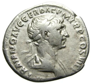 Traiano (98-117 d.C.) Denario AR, Marte - Foto 1 di 3
