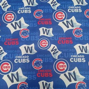 Tela de algodón con estampado Cubs W - Imagen 1 de 2