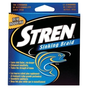 STREN SINKING BRAID col.verde-camo made in usa - Imagen 1 de 2