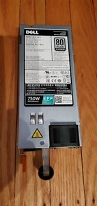 Dell PowerEdge Server Power Supply 750W D750E-S6 R530 R630 R730 R730XD T430 - Picture 1 of 3
