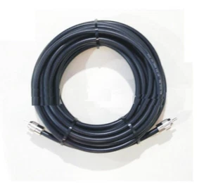 RG213 Low Loss 50 Ohm Coaxial Cable 15m Fitted With 2 x PL259 Male Connectors - Picture 1 of 1