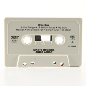 Adios Amigo by Marty Robbins, Cassette Tape ONLY, No case/art, 1977 CT 34448 - Picture 1 of 4