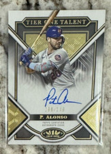 2023 Topps Tier One T1TA-PA Pete Alonso Auto Autograph #'d /149