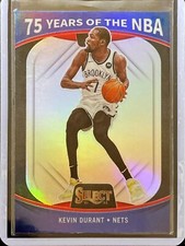 2021-22 Panini Select: Kevin Durant - 75 Years of the NBA - Holo Prizm #52