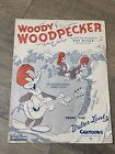 Sheet Music - Woody Woodpecker Song and Lyrics - Walter Lantz Cartoons - 1948