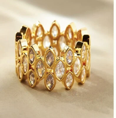 Anillo corona cóctel Anthropologie talla 5 Foto 1 de 4