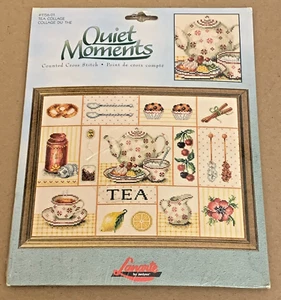 Janlynn / Lanarte "Tea Collage" Kit Punto de Cruz 15.5" x 11.5" - Imagen 1 de 2
