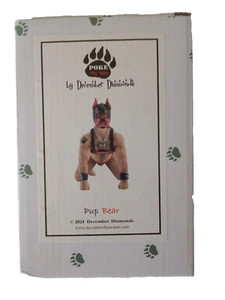 December Diamonds Poke the Bear Pup Bear Christmas Ornament NRFB - Picture 1 of 2