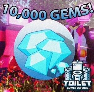 ROBLOX Toilet Tower Defense TTD 10000 GEMS/DIAMONDS 💎 Instant and Safe Delivery