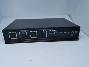 Black Box ServSwitch Secure KVM Switch with USB DVI 4 Port EAL4+ SW4008A-USB-EAL - Picture 1 of 13