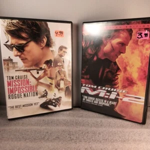 Mission: Impossible Rogue Nation (DVD, 2015) & Mission: Impossible 2 (DVD, 2000) - Bild 1 von 4