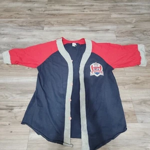 Camicia stile maglia con bottoni Minnesota TWINS taglia grande vintage - Foto 1 di 20