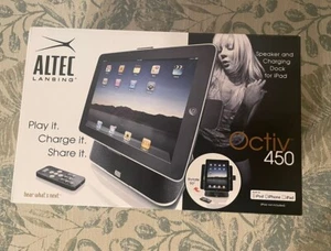 ALTEC LANSING Speaker and Charging 30-Pin IPAD Octiv MP450 with Remote Control - Picture 1 of 7