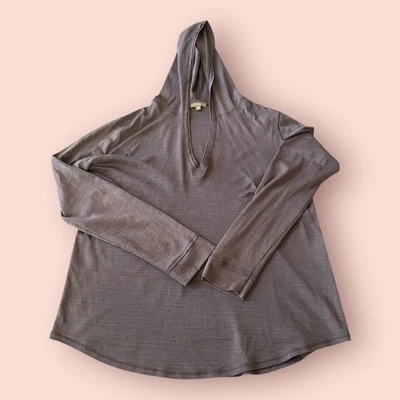 Sudadera con Capucha Lilla P Para Hombre Grande Carbón Brezo Algodón Pima Manga Larga Pullover Foto 1 de 4