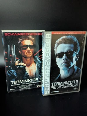 VHS RARITÄTEN: TERMINATOR 1 & 2 - DIR. CUT (1991) mit Arnold Schwarzenegger - Bild 1 von 3