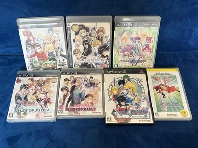 PS3 Game Tales of Series Lot 7 Set Vesperia Xillia 2 Zestiria Graces F etc NAMCO - Image 1 of 4