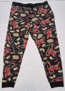 Marvel Deadpool Pajama Lounge Jogger-Bottom Pants 100% Cotton Men's XL - Picture 1 of 12