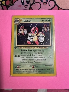 Pokémon TCG Neo Genesis - 39/111 LEDIAN, 1st Edition Uncommon - Picture 1 of 2