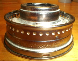 Lampada a olio nichel Aladdin vintage bruciatore galleria per modelli 21 e 23 - Bellezza!! (A7) - Foto 1 di 6