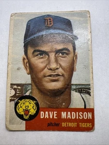 1953 Topps #99 Dave Madison Detroit Tigers - Picture 1 of 2