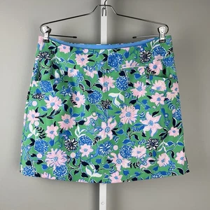 Lilly Pulitzer Luxletic Monica Golf Skort Womens 14 Golf Till You Drop Spearmint - Picture 1 of 8