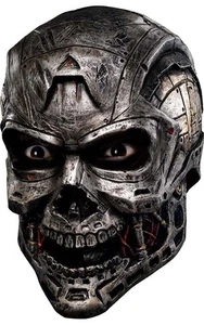 ADULT MENS ARMAGEDDON SKULL LATEX MASK HALLOWEEN COSTUME ACCESSORY - Picture 1 of 2