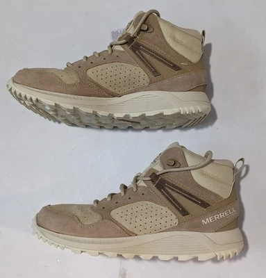 Merrell Wildwood  MID WP J038298  woman beige shoes sz 8 9.5 Brand New - Image 1 of 4