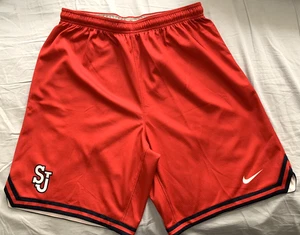 ST JOHNS RED STORM GAME WORN PLAYER NIKE SHORTS HERREN LARGE NY BASKETBALL - Bild 1 von 8