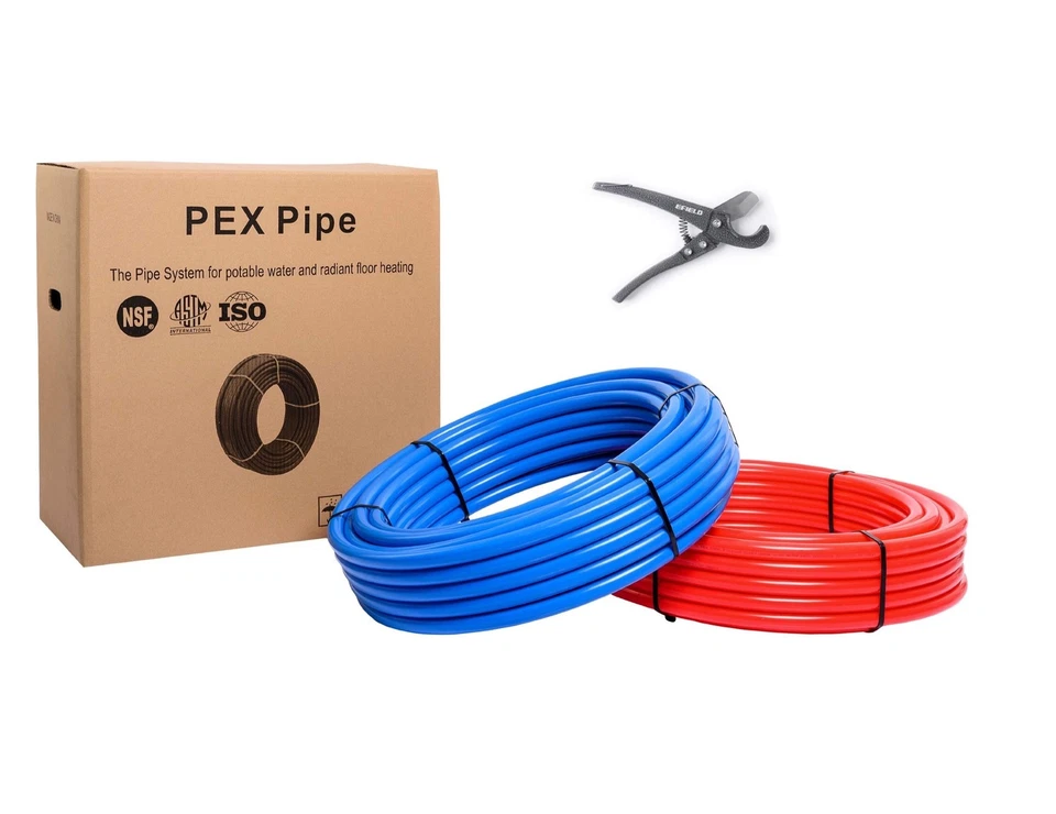 EFIELD 3/4 inch 200 ft Pex-B Pipe/Tubing NSF Certified For Potable Water C
