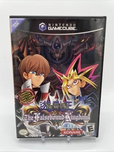 Yu-Gi-Oh Il Regno Falso Legato Nintendo GameCube Completo CIB Etichetta Nera - Foto 1 di 7