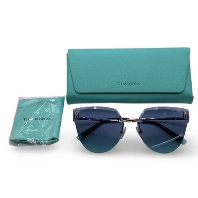 Tiffany & Co. Sunglasses TF3070 (60019S) Blue with Pouch – Great Condition - Image 1 of 4