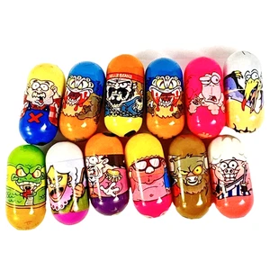 Mighty Beanz Lot of 12 Beach Bum Cobra Porker Granny Mutant Spider + - Picture 1 of 3