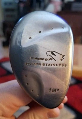 Falcon Golf Hyper Stainless, Hybrid 18° Black Graphite Shaft,  VGC, Next Day Del - Image 1 of 4