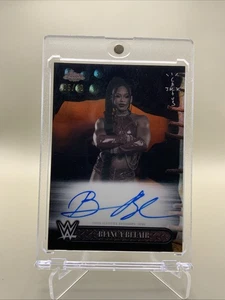 2025 Topps Chrome x Cactus Jack WWE - Black Auto /10 - Bianca Belair - BAV-BLR - Picture 1 of 2