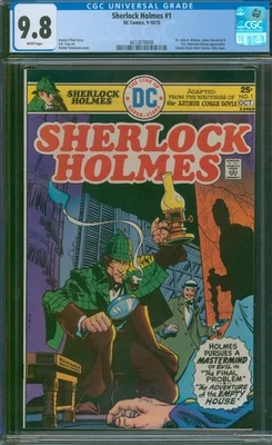 Sherlock Holmes #1 (1975) 🌟 CGC 9,8 páginas blancas 🌟 ¡Raro en grado! DC Comic Foto 1 de 2