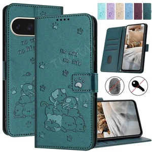 Handyhülle für Google Pixel 10 9 Pro XL 8 7 6 9A 7A 6A Leder Wallet Case Tasche - Picture 1 of 66