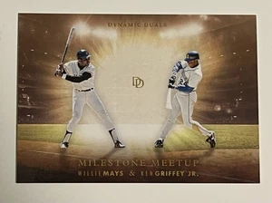 2022 On Demand Dynamic Duals Milestone Meetup Willie Mays Ken Griffey Jr HOF - Picture 1 of 2