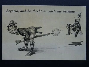Erster Weltkrieg Cartoons Serie IRISCH - BEGORRA SHOT KAISER c1914 Postkarte Bamforth 5012 - Bild 1 von 1
