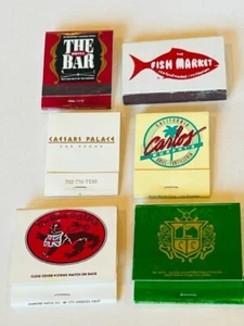 Lote de publicidad de colección Match Holder Matchbook Bar Carlos Roaring Lion Lakewood M13 - Imagen 1 de 2