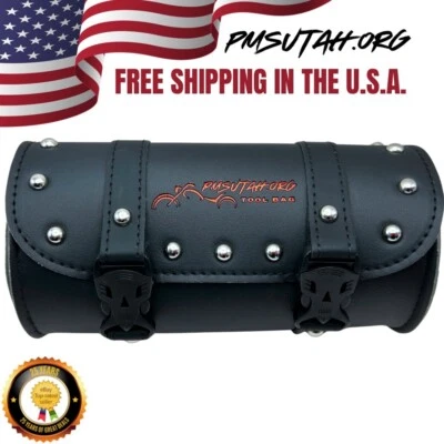 Leather Tool Kit Bag Kawasaki Vulcan 1500L 1600 1700 2000 700 750 800 ZX11 ZX12R - Image 1 of 4