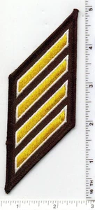 Sheriff's Dept. Longevity 4-Stripe Gold Patch (Hash Mark) 20 - 24 Years/Service - Picture 1 of 1