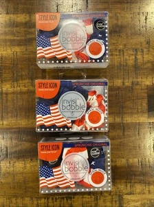 3 x invisibobble Sprunchie Spiral Hair Ring American Patriotic - Picture 1 of 4