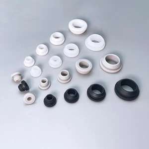 4.5-30mm Silicone Rubber Grommets Snap-On Plug Bungs Cable Wiring Protect Bushes - Picture 1 of 47