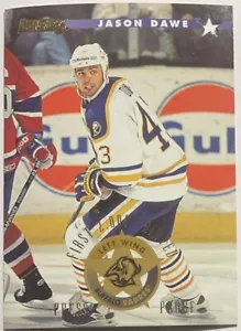 1996-97 Donruss Press Proofs Jason Dawe #165 Buffalo Sabres #’d /2000 EX-MT - Picture 1 of 4