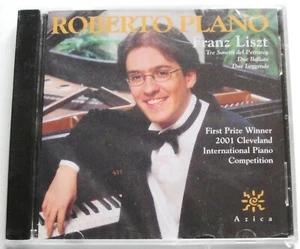 ROBERTO PLANO - Franz Liszt ~ NEW Sealed Azica CD ~ 2001 Cleveland Piano Winner - Picture 1 of 3