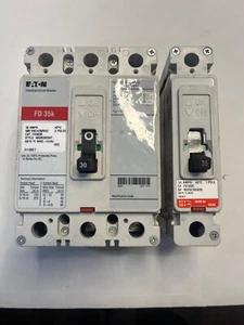 FD3100 Cutler-Hammer Eaton FD 35k 100A Circuit Breaker~ PULL-OUT! + SINGLE POLE - Picture 1 of 6