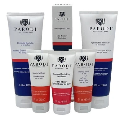 Parodi 6 Piezas Crema Hidratante Esmalte Manos y Pies Exfoliante Loción Muscular RARA  Foto 1 de 4