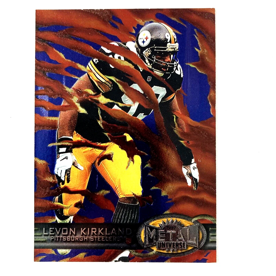 Levon Kirkland 1997 Skybox Metal Universe Card #68 NFL Pittsburgh Steelers - Image 1 of 2